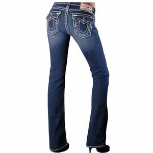 True Religion Hi-Rise Boots Jeans
